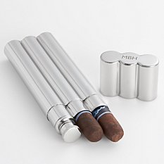 Stainless Steel Double Cigar Flask