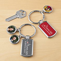 I Love Us Photo Keychain