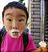 boy with ice cream