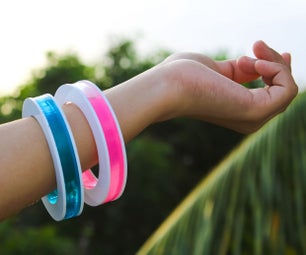 Glow in the Dark Laser-Cut Bracelet