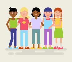 Female  Multicultural Communities Vector