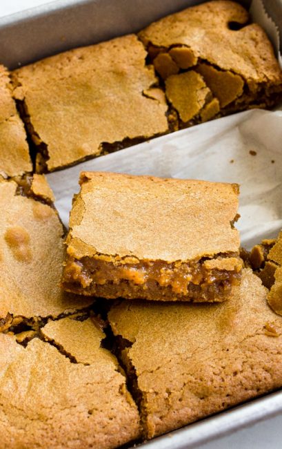 blondies in 8 inch pan