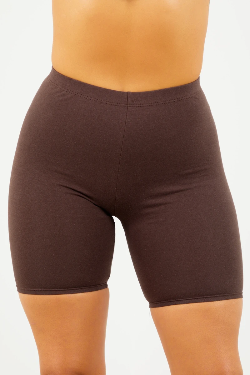 Chocolate Cotton Cycle Shorts